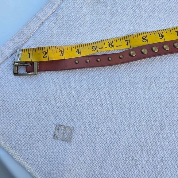 J Crew Skinny Brass Studded Belt - Picture 5 of 8